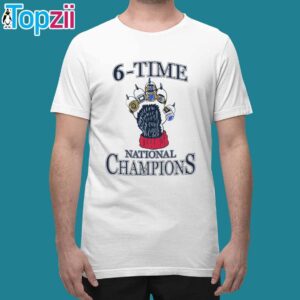 6 Time National Champions Shirt